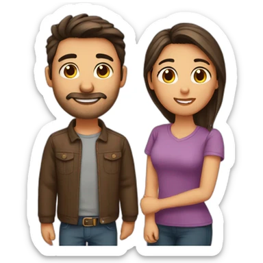 relacion de pareja sticker