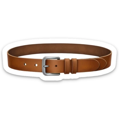 Belt for pant, brown colour ,one round only and look classic sticker
