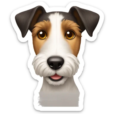 perro fox terrier chileno sticker