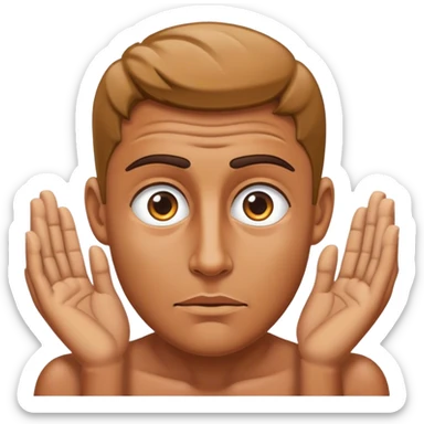 Hypnotized man  sticker