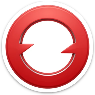 Prompt 15: "Is your backup plan."
Graphic: 🔄 Refresh/loop arrows icon (white with red highlights).
Animation: Arrows rotate smoothly.
Background: Transparent. sticker