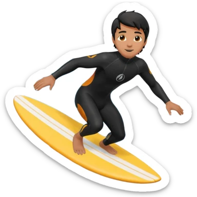 Kiter man con neopreno negro largo en el mar ,haciendo kite surf y un downloop sticker