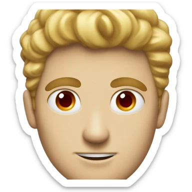 super homelander from "the boys" series with red eyes  sticker