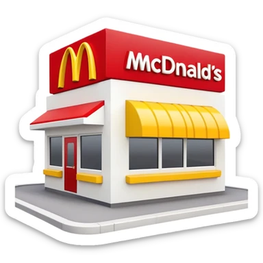 Mc Donald’s  sticker