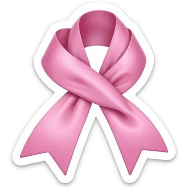 pink ribbon sticker