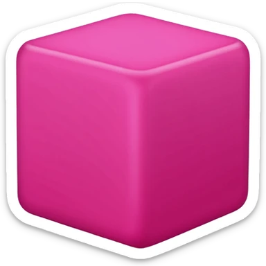 Hot pink sticker