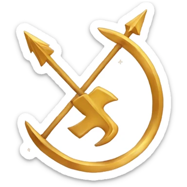 Sagittarius symbol sticker