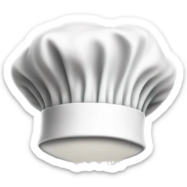 chef's hat sticker