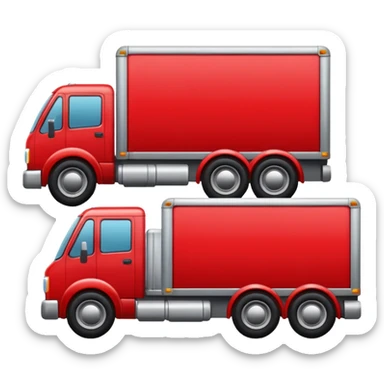 Moving truck or dolly
 sticker
