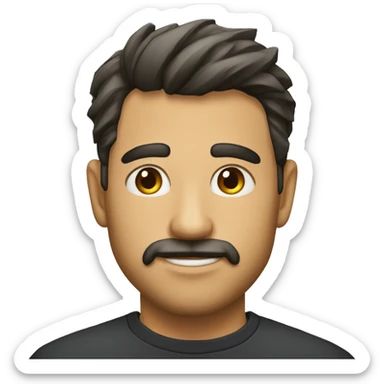 Rostro sucio de lodo  sticker