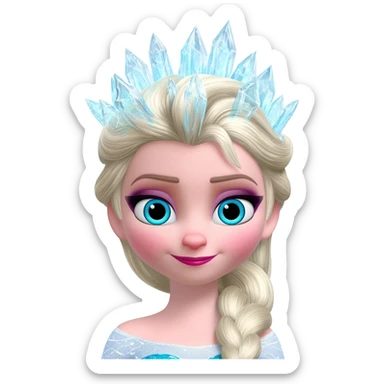 Elsa frozen sticker