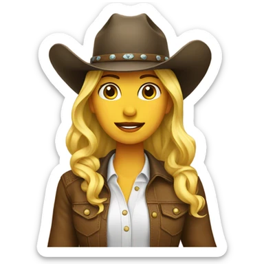 Cowgirl  sticker
