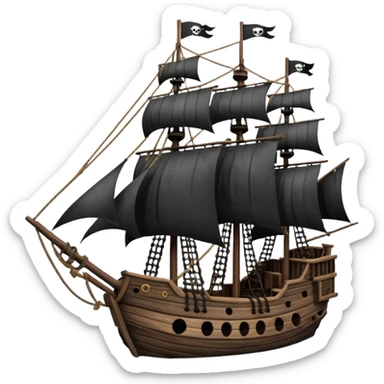 Pirate Ship sticker