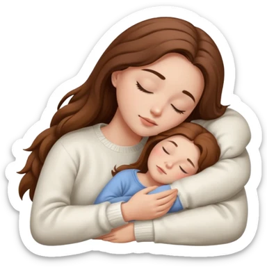 Cozy girl sleeping 😴 sticker