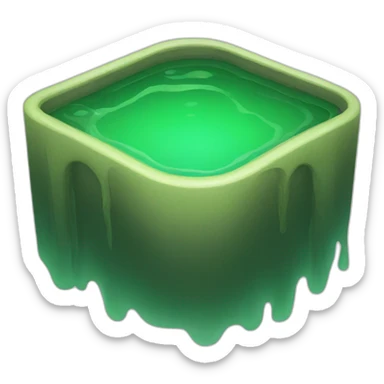 Green liquid reservoir sticker