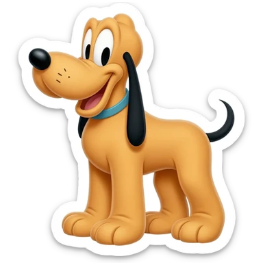 Goofy Dog & Pluto Dog sticker