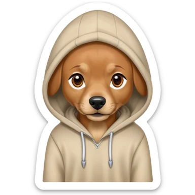 pincher dog with a hoodie sticker