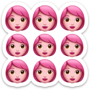 emoji for beauty item like Rouge sticker