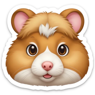 Half hamster and half dog 🐶🐹 sticker