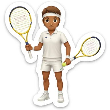 Wimbledon tennis player sticker