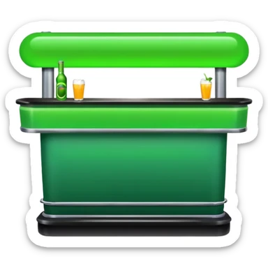 the green bar "friend" sticker
