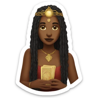 tarot cards sticker