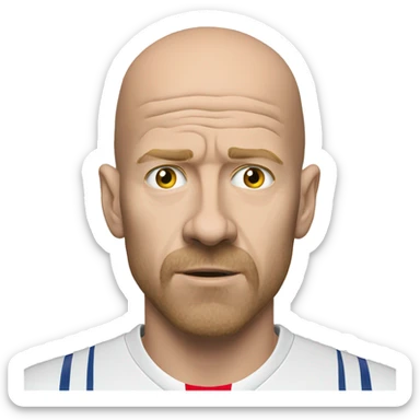 Erik Ten Hag mind blown sticker