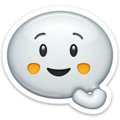 phone word bubble sticker