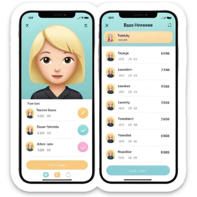 online booking for hairdresser sticker