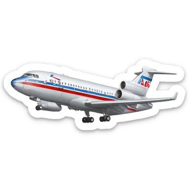 dc 10 american airlines sticker