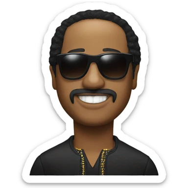 Stevie wonder  sticker