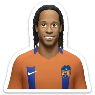 Ronaldinho ultra réaliste sticker