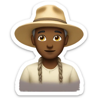 Serene nature sticker