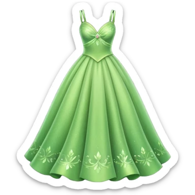 Tiana’s dress sticker