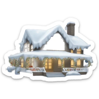 White Christmas  sticker