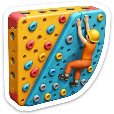 climbing hold sticker