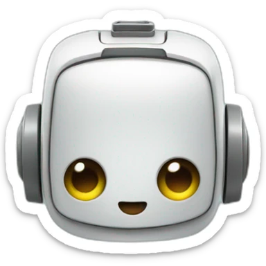 cute robot sticker