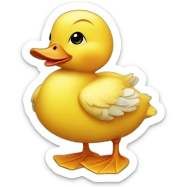 Cute little Duck sticker