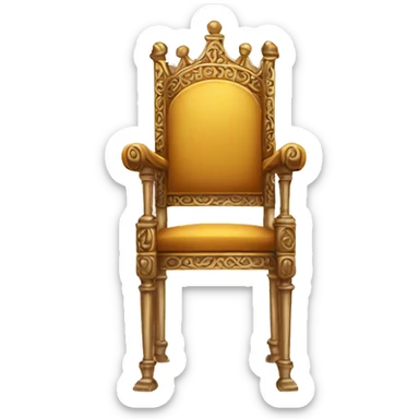 king chair sticker