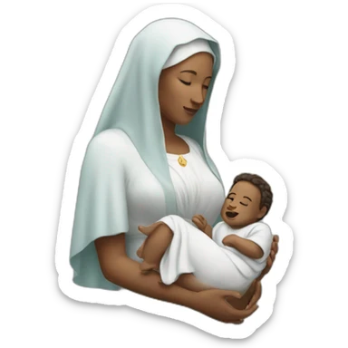 Mother Mary sticker