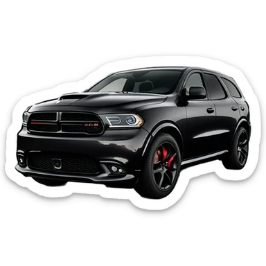 Dodge Durango srt 2024 black sticker