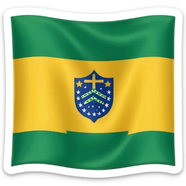 Crie um emoji da bandeira do Imperio do brasil sticker