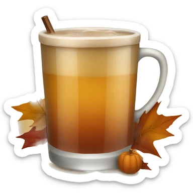 Autumn Beverages sticker