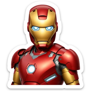 Iron man  or hulk  sticker