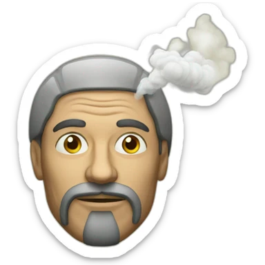 moldovian man smoke weed sticker