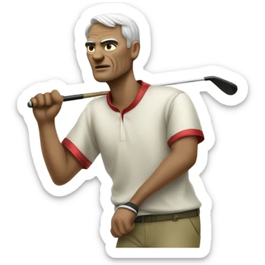 Julius Caesar golfing sticker