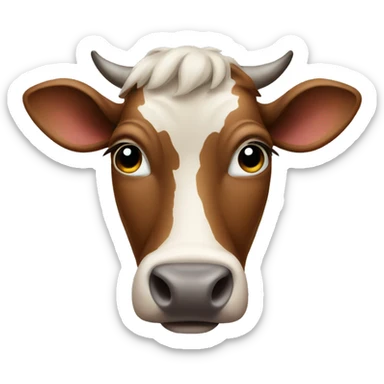 cow sticker