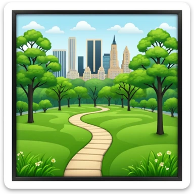 Make Central Park  sticker