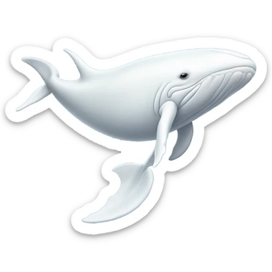 white whale , underside sticker