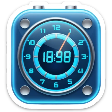 holographic timer  sticker